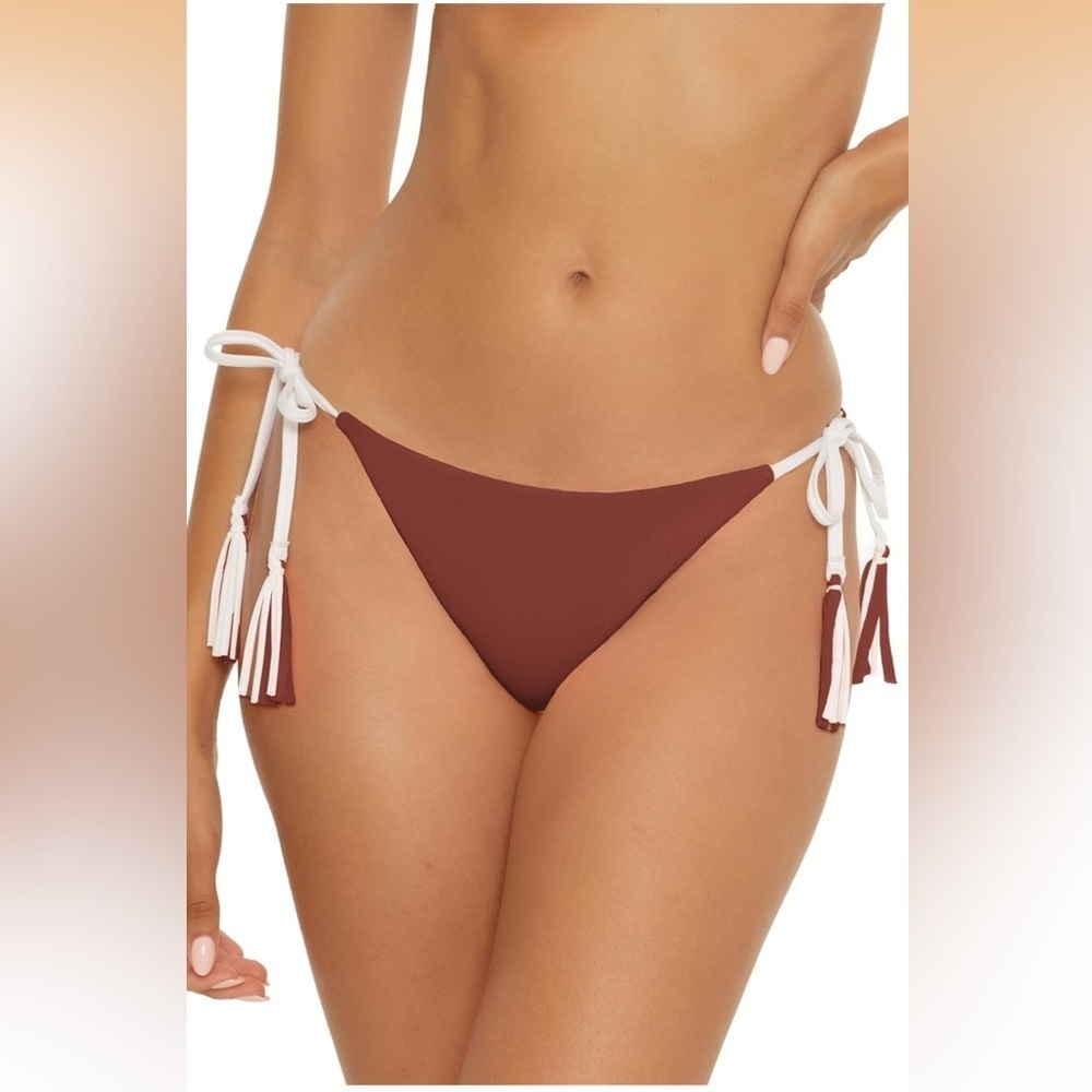BECCA Standard Modern Edge Reversible Tie Side Bikini Bottom, medium/ 517-10